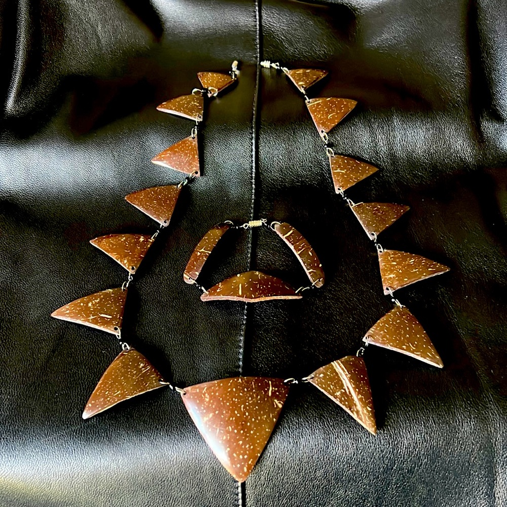 Necklace and matching bracelet